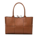 Woven Tote Bag with Removable Canvas Liner