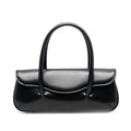 Sleek Black Top-Handle Handbag