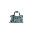 Vintage Washed Denim Multi-Way Handbag