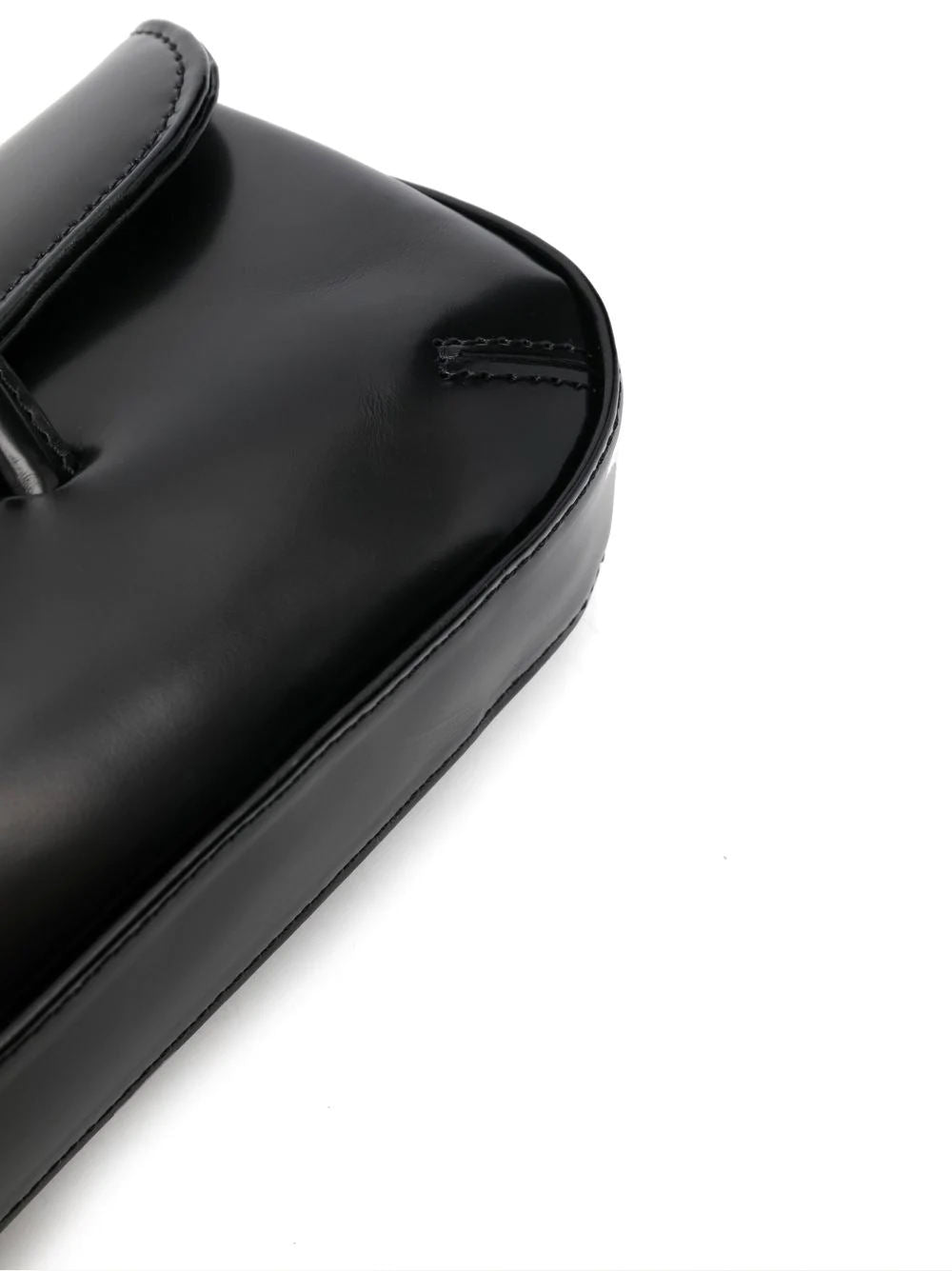 Sleek Black Top-Handle Handbag