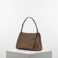 Woven Neoprene Hobo Handbag