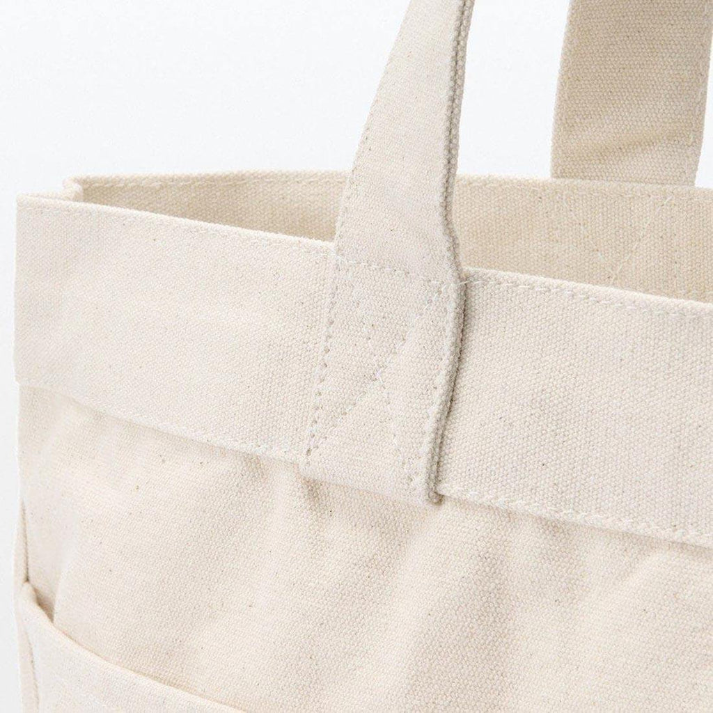 Multi-Pocket Canvas Bag with Adjustable Straps